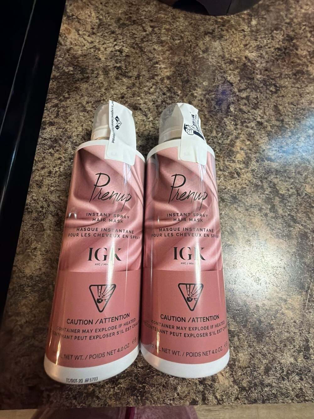 IGK Prenup Instant Spray Hair Mask 4.0 oz - Set of 2